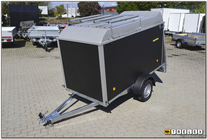 Rimorchio per auto Agados VZ26-O N1 750 kg Rampe und Deckel