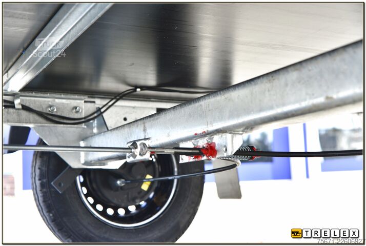 Rimorchio per auto Agados VZ26-O N1 750 kg Rampe und Deckel