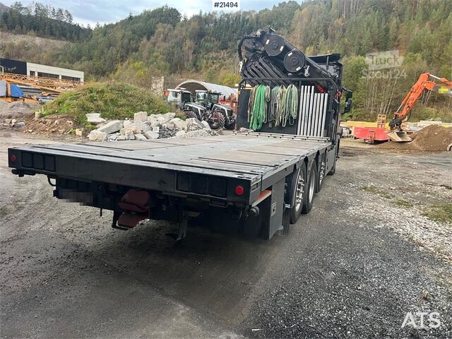 Kranbil Scania G560 8x2 pusher crane truck w/ onspot, 2023 50t/m