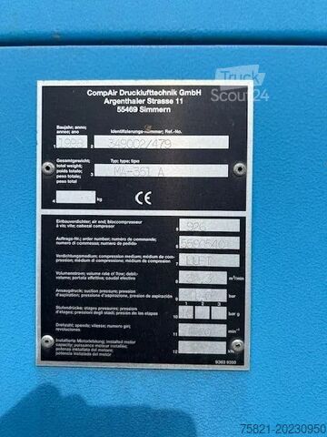 Kompressori Compair Kompressor 32M3/h* MA-351 A Elektro -2 x op voo...