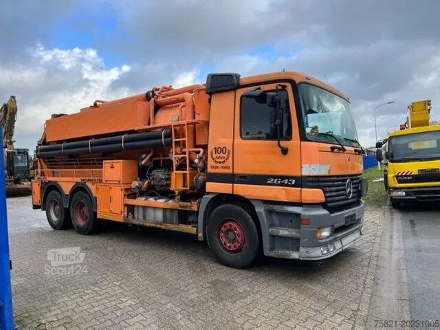 Imuajoneuvo Mercedes-Benz Actros 2643 6x4 + Muller umwelttechniek aufbau