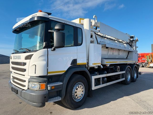 Vakumlu tank kamyonu SCANIA P360 6x4 Hvidtved Larsen Flexline 312 Euro 6