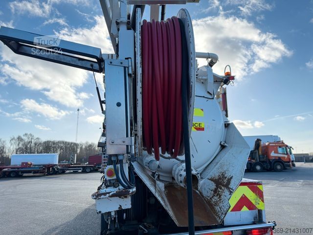Vakumlu tank kamyonu SCANIA P360 6x4 Hvidtved Larsen Flexline 312 Euro 6