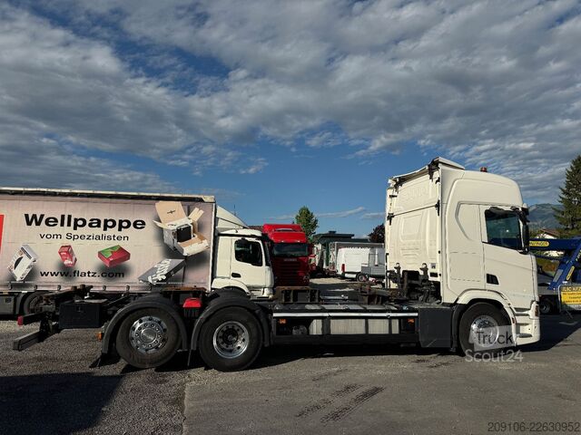 Nákladné vozidlo s výmennou nadstavbou SCANIA R 450 Retarder Voll Luft Lift Achse