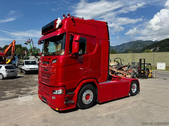 Štandardný ťahač SCANIA S 650 V8 Retarder Full Air Top Zustand