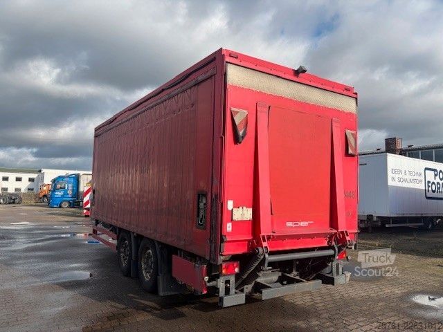 Åben trailer med presenning SPIER ZGL 290 Hochgekuppelt