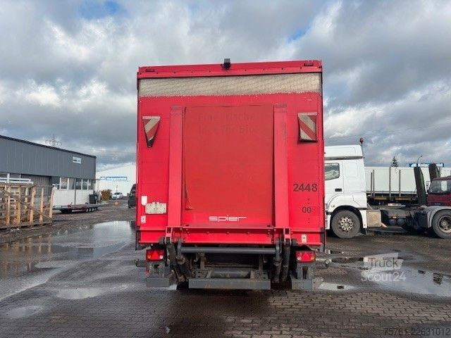 Åben trailer med presenning SPIER ZGL 290 Hochgekuppelt