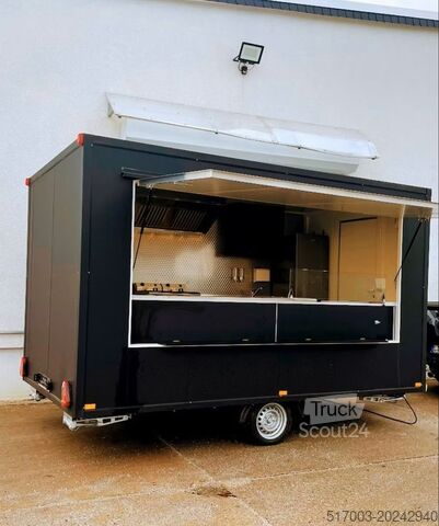Remorque de vente Grillwagen, Imbissanhänger, Imbisswagen!