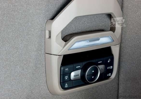 Gru con pianale DAF XD 450 FAN 6X2 Pritsche Kran HMF