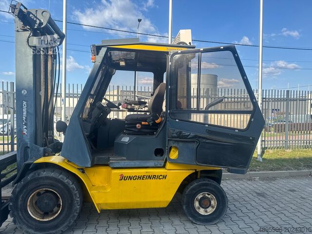 4 tekerlekli forklift Jungheinrich DFG45/Positioner+sideshift/Air condition