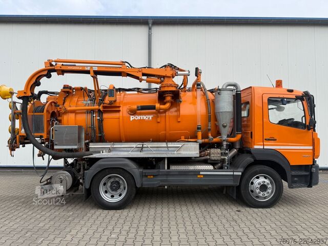 Вакуумний автоцистерна MERCEDES-BENZ Atego 1624 Kombi Spüler 6500 L
