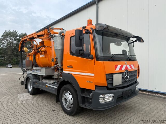 Вакуумний автоцистерна MERCEDES-BENZ Atego 1624 Kombi Spüler 6500 L