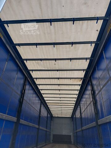 مقطورة نصفية مفتوحة مع قماش مشمع KRONE SD Paper Liner-BPW-Alu-Edscha