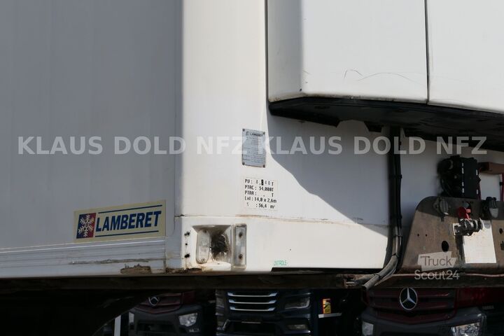 Kühlauflieger LAMBERET LVFS3F Kühlkoffer Thermo-King SAF-Achsen LBW