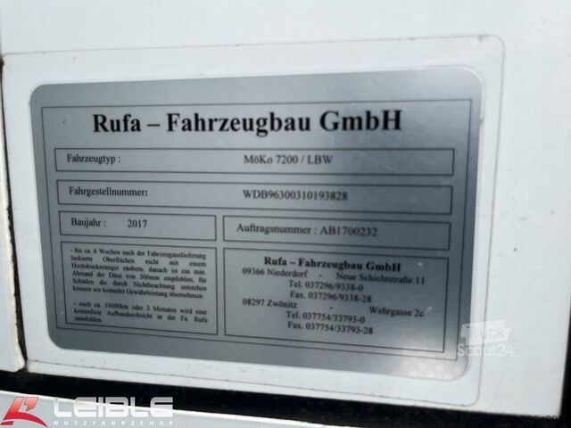 LKW mit Kofferaufbau MERCEDES-BENZ Antos 1832* Koffer-LKW*Dautel LBW*Rufa Aufbau*
