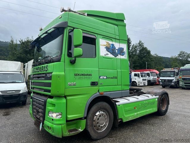 Standardowy ciągnik siodłowy DAF FT XF 105.460 SATTELZUGMASCHINE+KIPPAUFLIEGER*