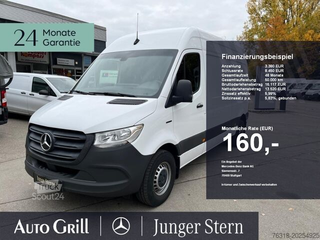 Dobozos furgon Mercedes-Benz eSprinter 312 Hochdach Kamera 5 Jahre Garantie