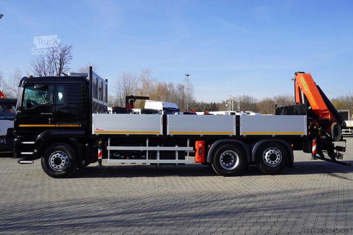Бортовий із краном MAN TGS 26.460 6x2 E6 / Palfinger 27001-EH B