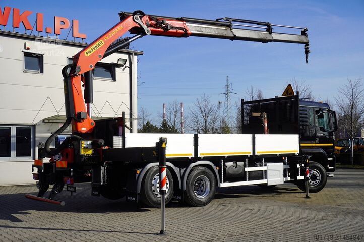 Бортовий із краном MAN TGS 26.460 6x2 E6 / Palfinger 27001-EH B