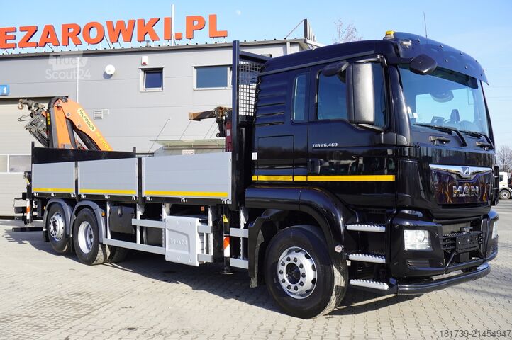 Бортовий із краном MAN TGS 26.460 6x2 E6 / Palfinger 27001-EH B
