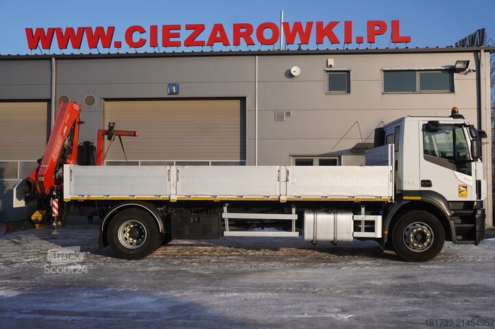 Бортовий із краном Iveco Stralis 19.310 4x2 E6 / 100 tho. km!