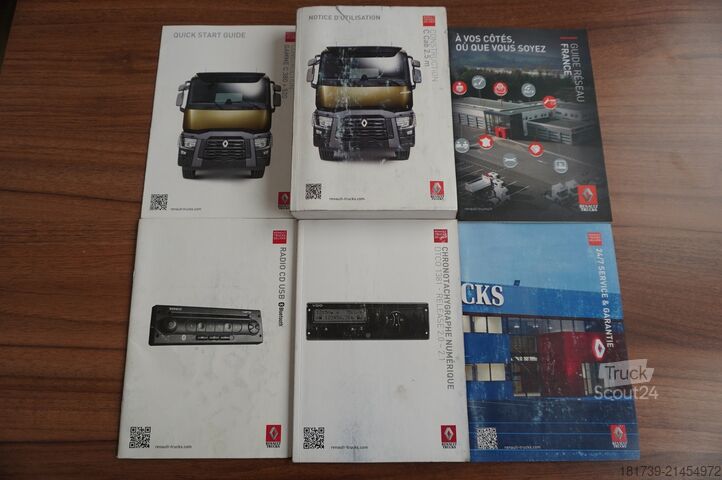 Caminhão basculante com guindaste Renault C380 E6 6×4 / HDS Fassi F135 2700 MTH /