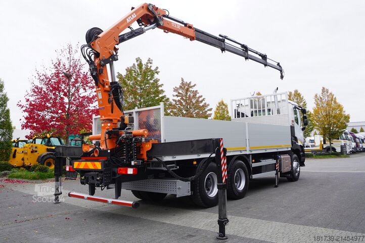 Бортовий із краном Renault C380 Comfort 6x4 / Atlas 172.3E crane