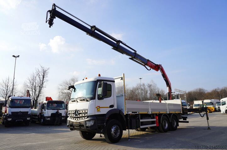 Платформа з краном Рік випуску: 2020 Пот Mercedes-Benz Arocs 2636 6x4/ Fassi F195A.0.24/ 660mth