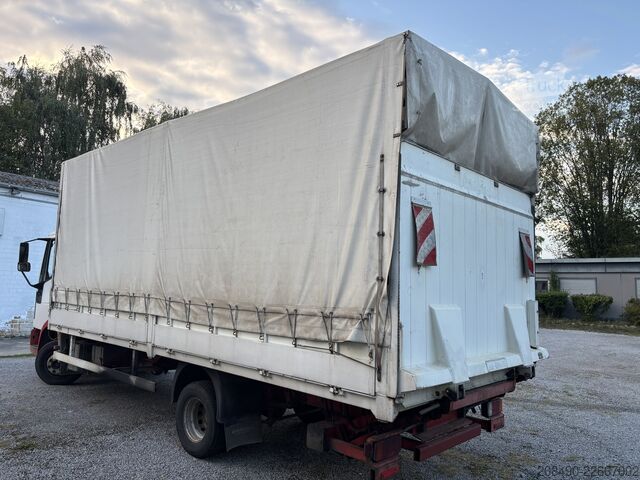 Plattewagen met zeil Iveco Euro Cargo 75 E 14 BB