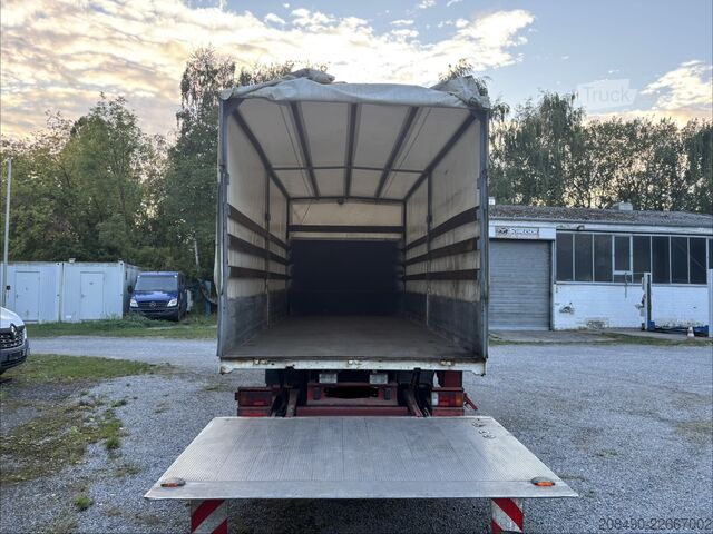 Plattewagen met zeil Iveco Euro Cargo 75 E 14 BB
