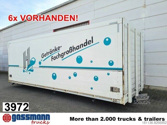 Camion caisson Orten Schwenkwandaufbau, Stapleraufnahme, mehrmals