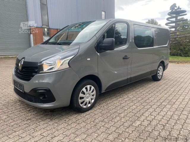 Furgão de painéis RENAULT Trafic Kastenwagen Doppelkabine  *Ahk*Pdc*Klima*