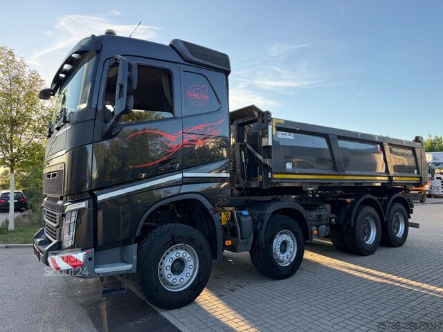 Camión volquete VOLVO FH 500 8x4 Dautel 3-Seiten-Kipper+Bordmatik