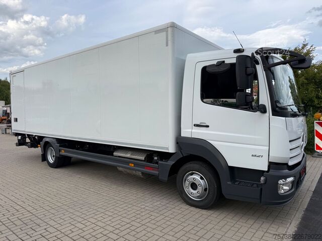 شاحنة صندوقية MERCEDES-BENZ Atego 821 L Koffer+LBW/Klima/Motorbremse/EURO6D