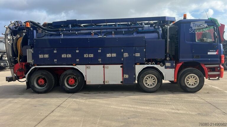 Kolkenzuiger Mercedes-Benz Actros 4143 (12.500L / 3 COMPARTIMENTS / FULLY ...