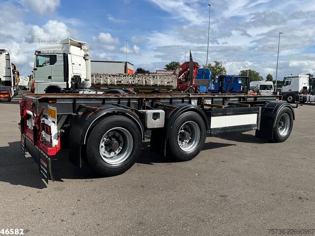 Containervervoer R.A.F. 3-assige containeraanhangwagen