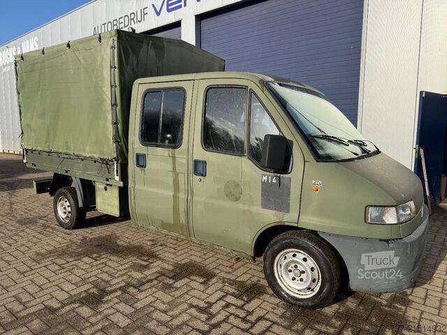 Platforminis furgonas su dviguba kabina Fiat Ducato **2500DIESEL-EX BELGIAN ARMY**