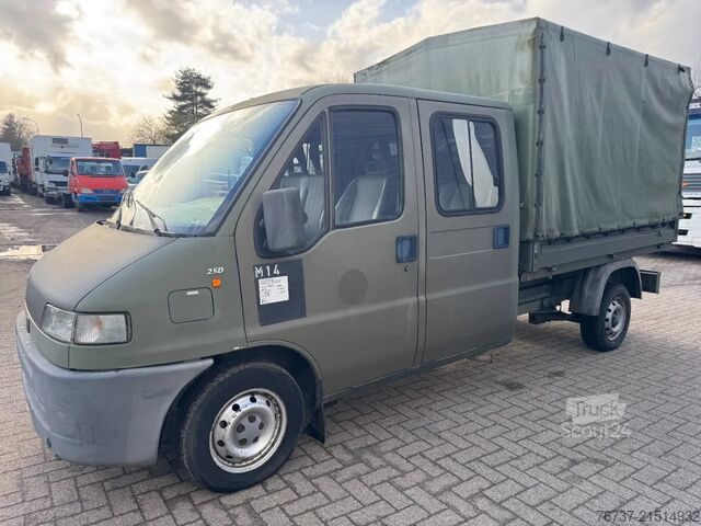 Platforminis furgonas su dviguba kabina Fiat Ducato **2500DIESEL-EX BELGIAN ARMY**