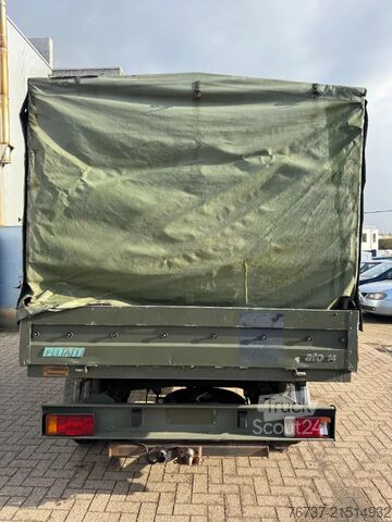 Platforminis furgonas su dviguba kabina Fiat Ducato **2500DIESEL-EX BELGIAN ARMY**