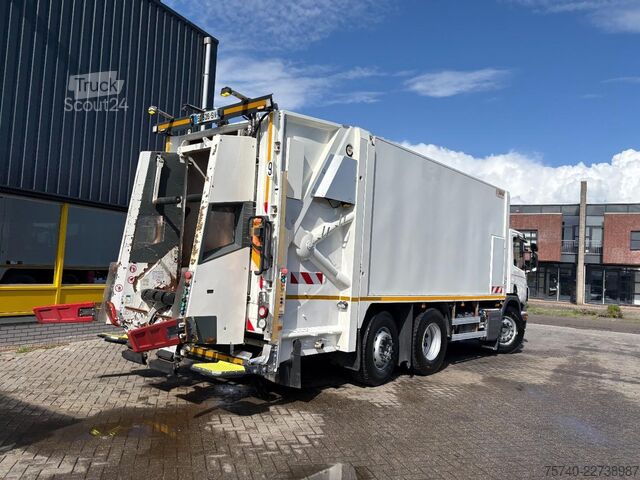 Jätteenkeräysauto Scania P 320 + SEMAT + 6X2 STEERING + EURO 6 + PERFECT...