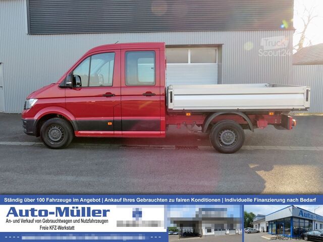 Nákladní automobil s plošinou (otevřený) VW Crafter Pritsche 35 DOKA FWD 7-Sitzer LE