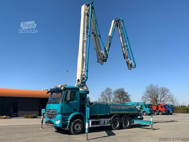 Betonpumpen-LKW MERCEDES-BENZ AROCS 2636 6x4 Euro 6 Betonpumpe SERMAC 5Z33