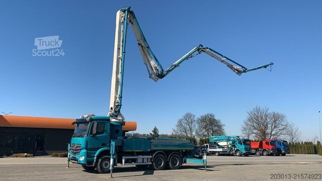 Betonpumpen-LKW MERCEDES-BENZ AROCS 2636 6x4 Euro 6 Betonpumpe SERMAC 5Z33