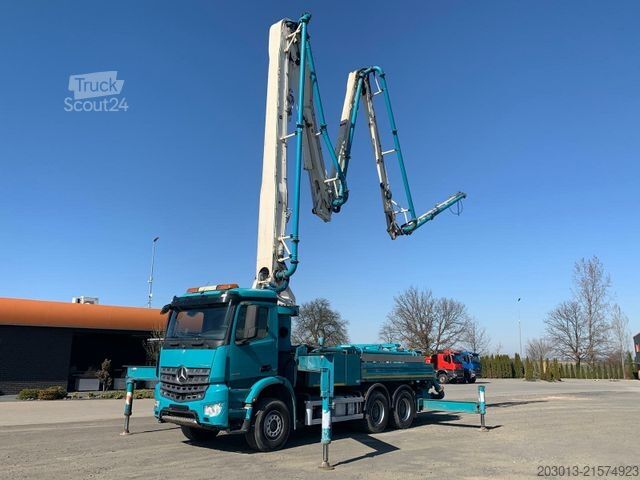 Betonpumpen-LKW MERCEDES-BENZ AROCS 2636 6x4 Euro 6 Betonpumpe SERMAC 5Z33