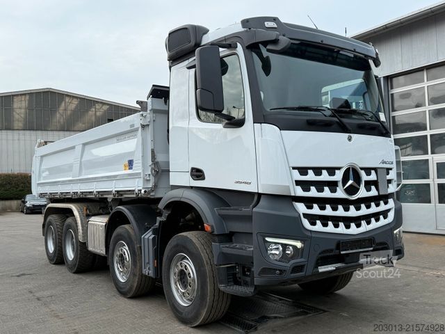 Kipper LKW MERCEDES-BENZ AROCS 3548 8x4 Euro 6 Meiller Kipper Bordmatik