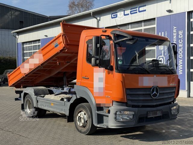 Fourgon benne basculante MERCEDES-BENZ ATEGO 818 K 4x2 Kipper Off. Kasten