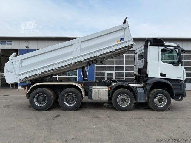 Dreiseitenkipper LKW MERCEDES-BENZ AROCS 3548 8x4 Euro 6 Meiller Kipper Bordmatik