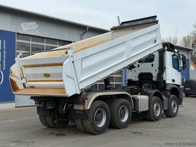 Dreiseitenkipper LKW MERCEDES-BENZ AROCS 3548 8x4 Euro 6 Meiller Kipper Bordmatik