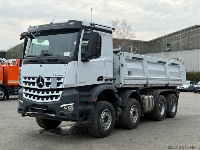 Dreiseitenkipper LKW MERCEDES-BENZ AROCS 3548 8x4 Euro 6 Meiller Kipper Bordmatik