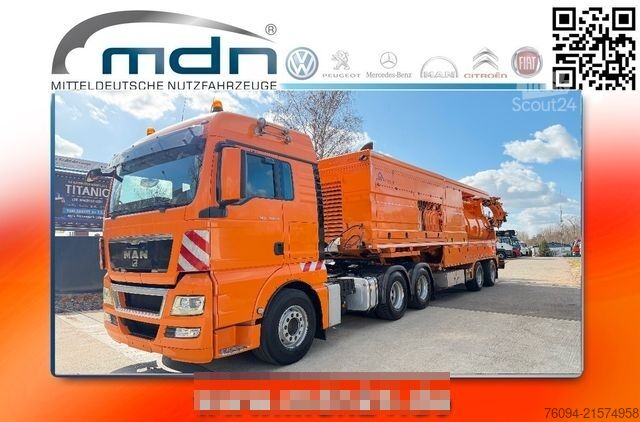 Saugwagen MERCEDES-BENZ Assmann Auflieger Saug-Druck-Kombi  / Recycler